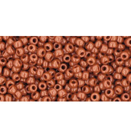 Toho 46L 11 Round Opaque Light Brown Terra Cotta