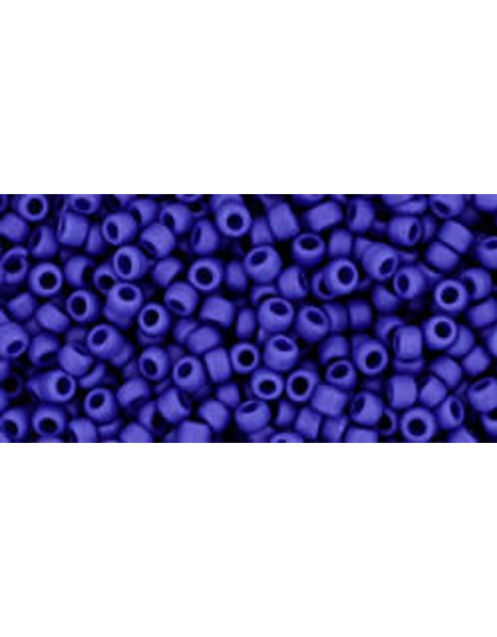 Toho 48f 11  Round  Opaque Navy Blue Matte
