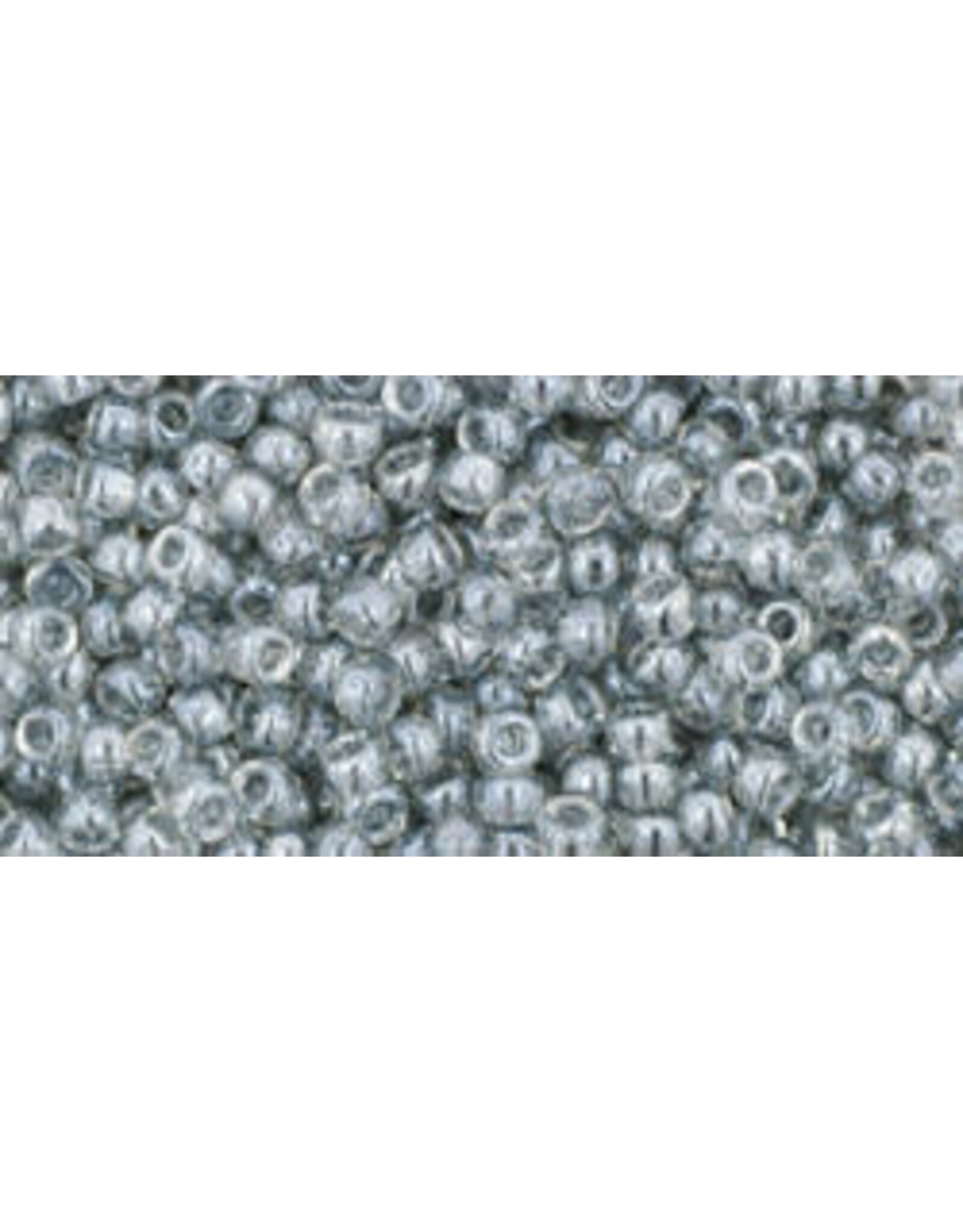 Toho 112 11  Round Transparent Black Diamond Lustre