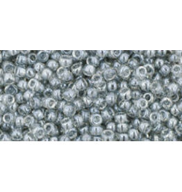 Toho 112 11  Round Transparent Black Diamond Lustre