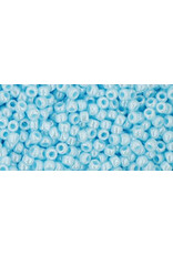 Toho 124 11  Round  Opaque Pale Blue Lustre
