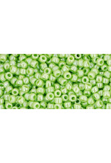 Toho 131  11 Round Opaque Green Apple  Lustre