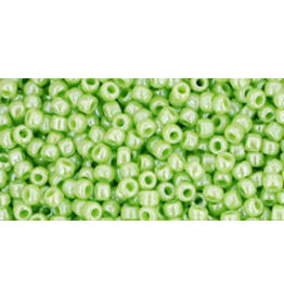 Toho 131  11 Round Opaque Green Apple  Lustre