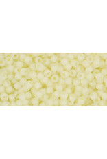 Toho 142f 11  Round Ceylon  Light Yellow Matte