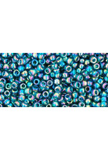 Toho 167bd 11 Round   Transparent  Teal Green AB