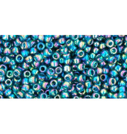 Toho 167bd 11 Round   Transparent  Teal Green AB