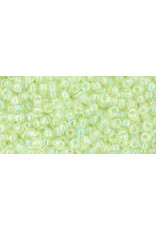 Toho 173 11  Round  Transparent Light Green AB