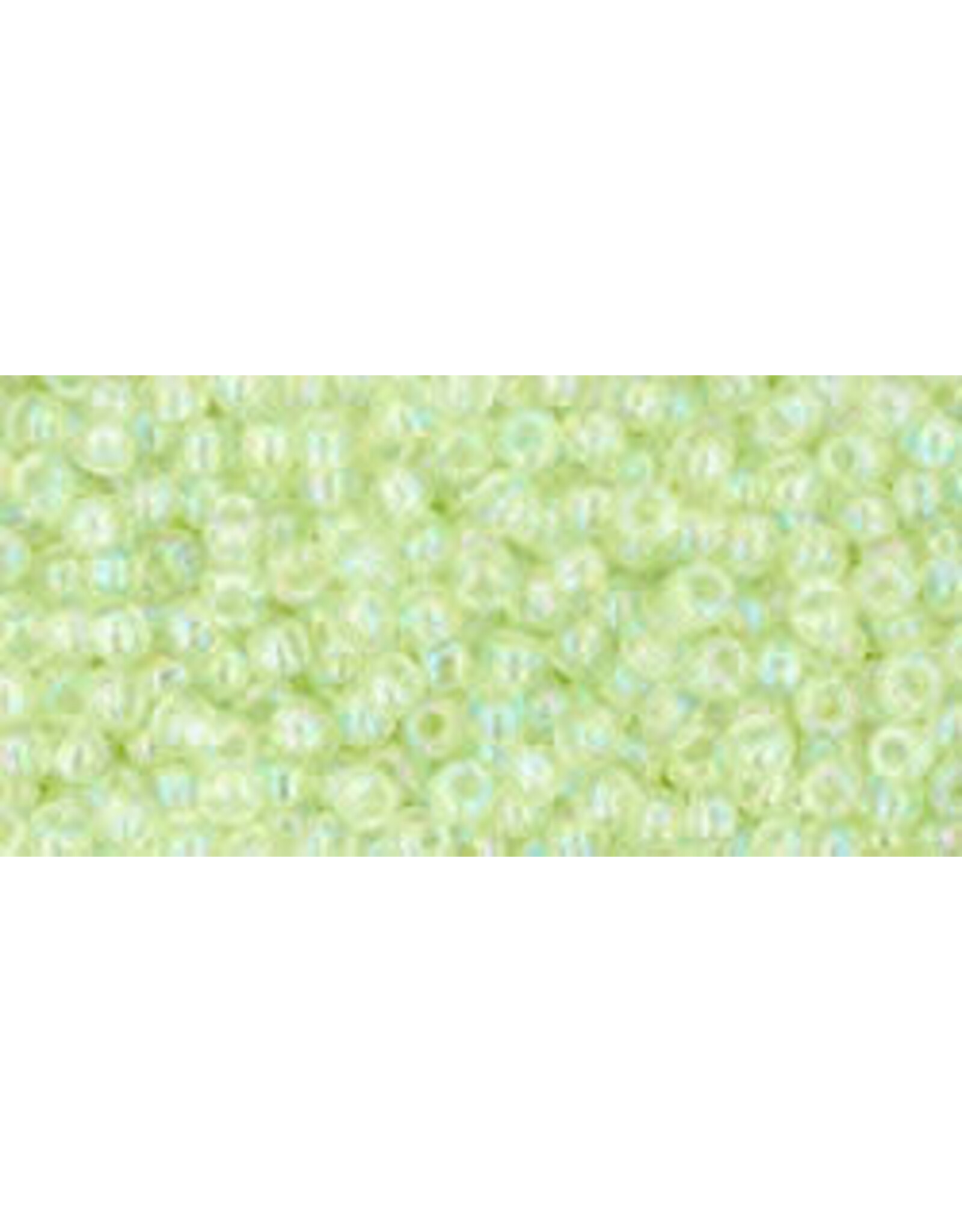 Toho 173 11  Round  Transparent Light Green AB
