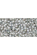 Toho 261 11  Round  Clear AB Grey c/l