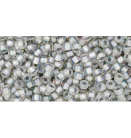 Toho 261 11  Round  Clear AB Grey c/l