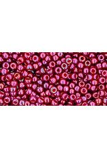 Toho 332  11  Round  Raspberry Red Gold Lustre