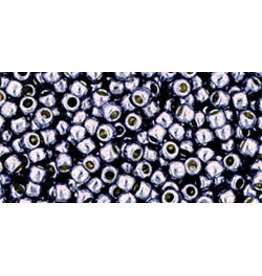 Toho pf568  11  Round  Light Gunmetal Metallic