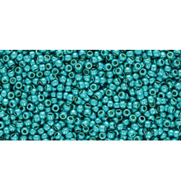Toho pf578 11 Round Green Turquoise Metallic