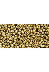 Toho pf592 11  Round  Fleece Gold Metallic