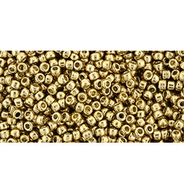 Toho pf592 11  Round  Fleece Gold Metallic