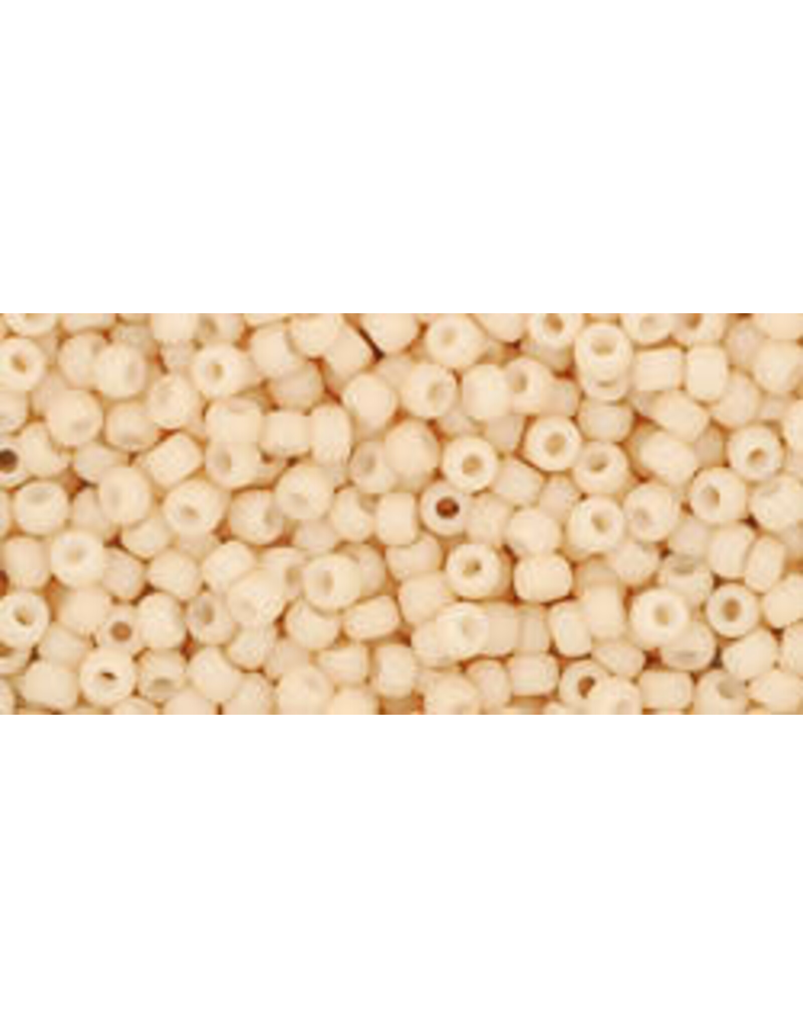 Toho 763 11  Round   Opaque Light Apricot Matte