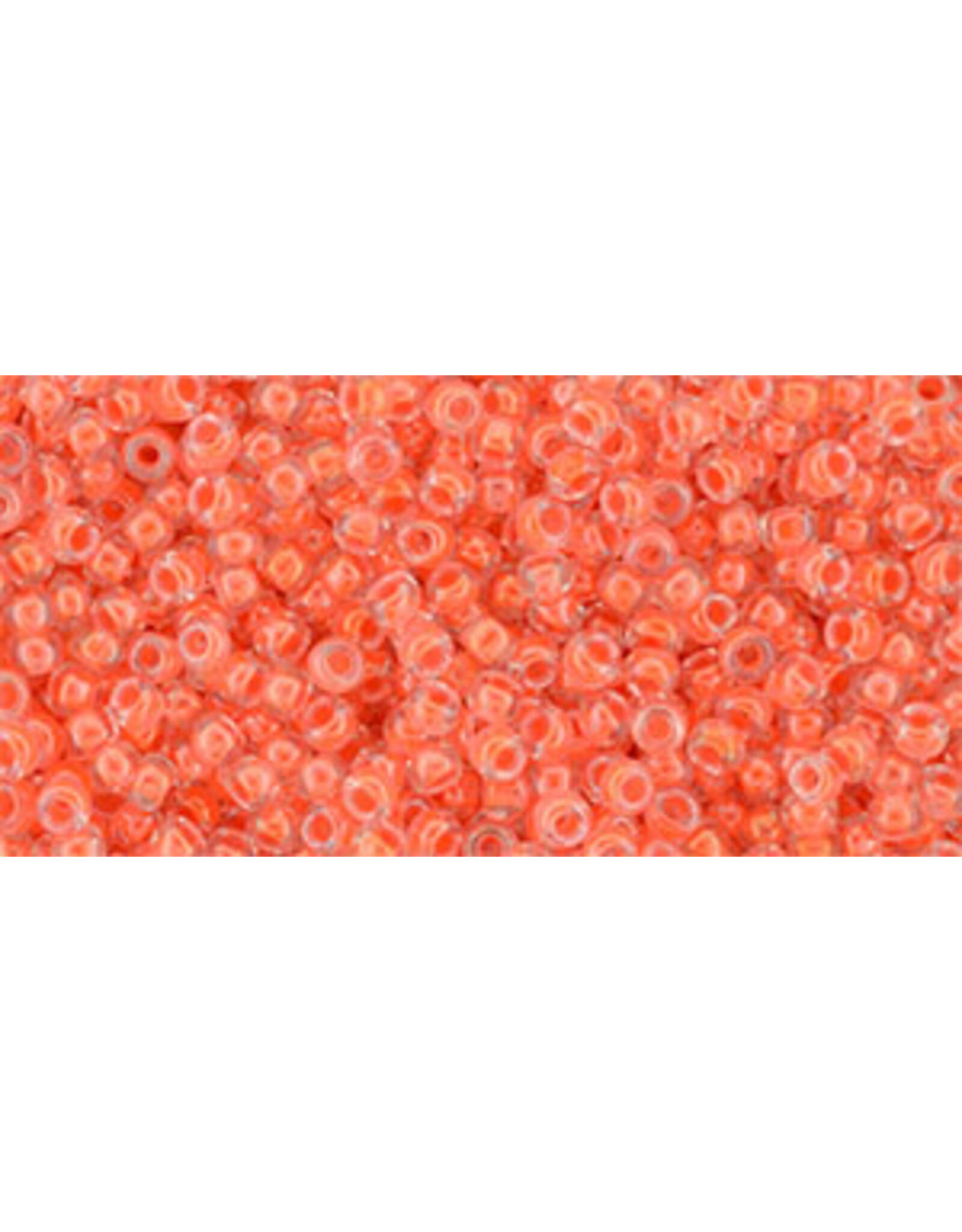 Toho 803 11  Round Neon Salmon Orange