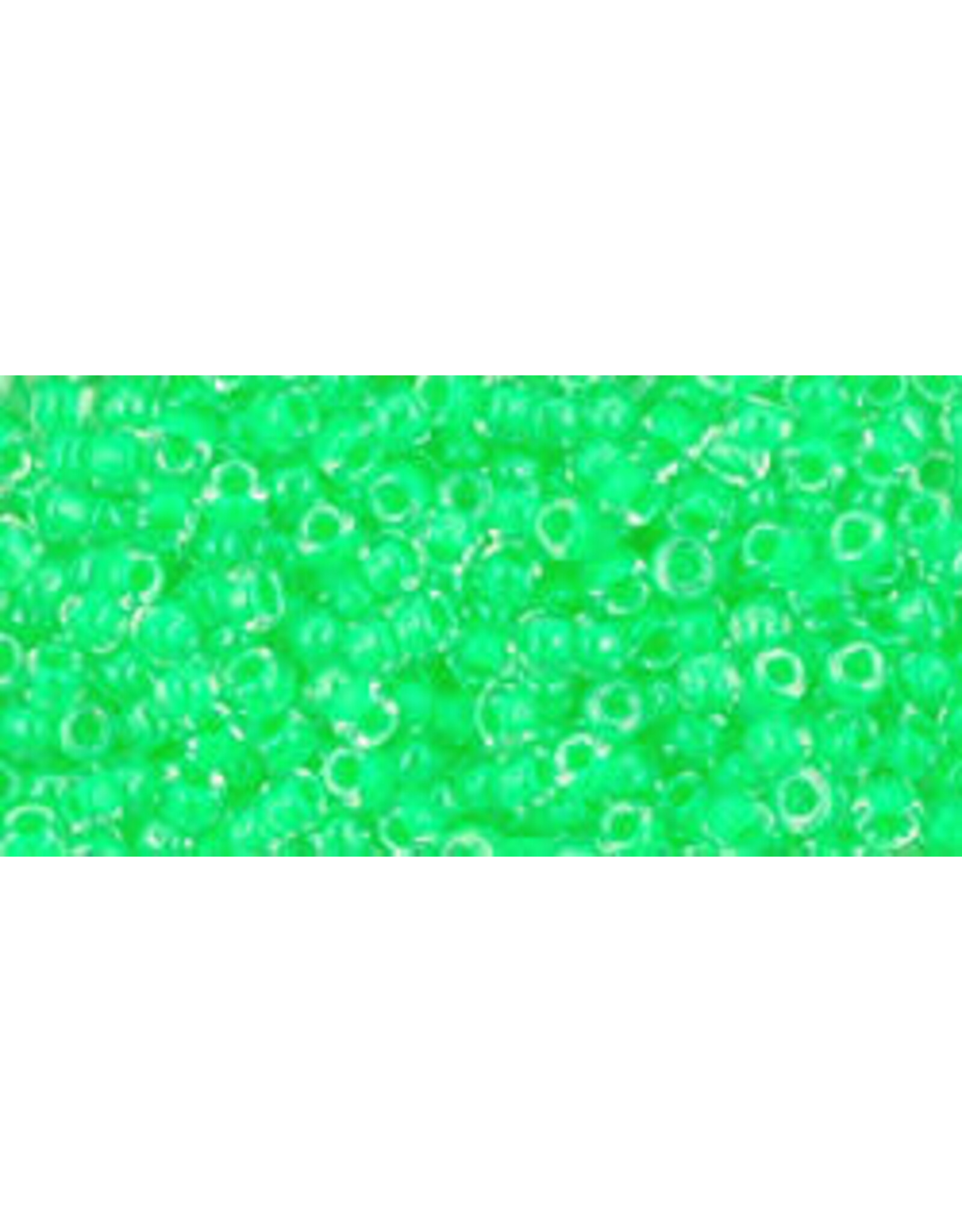 Toho 805 11  Round  Clear Neon Green c/l