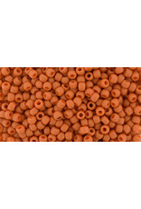 Toho 2611f 11 Round Opaque Orange Semi Glazed