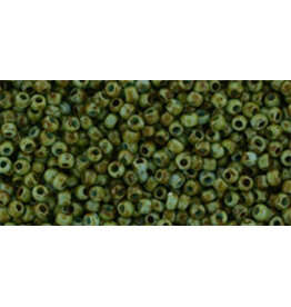 Toho Y307 11 Round Turquoise Picasso