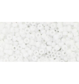 Toho 41f 11 Round  Opaque  White Matte