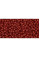 Toho 45 11  Round Opaque Pepper Red