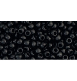 Toho 49 11  Round  Opaque Jet Black