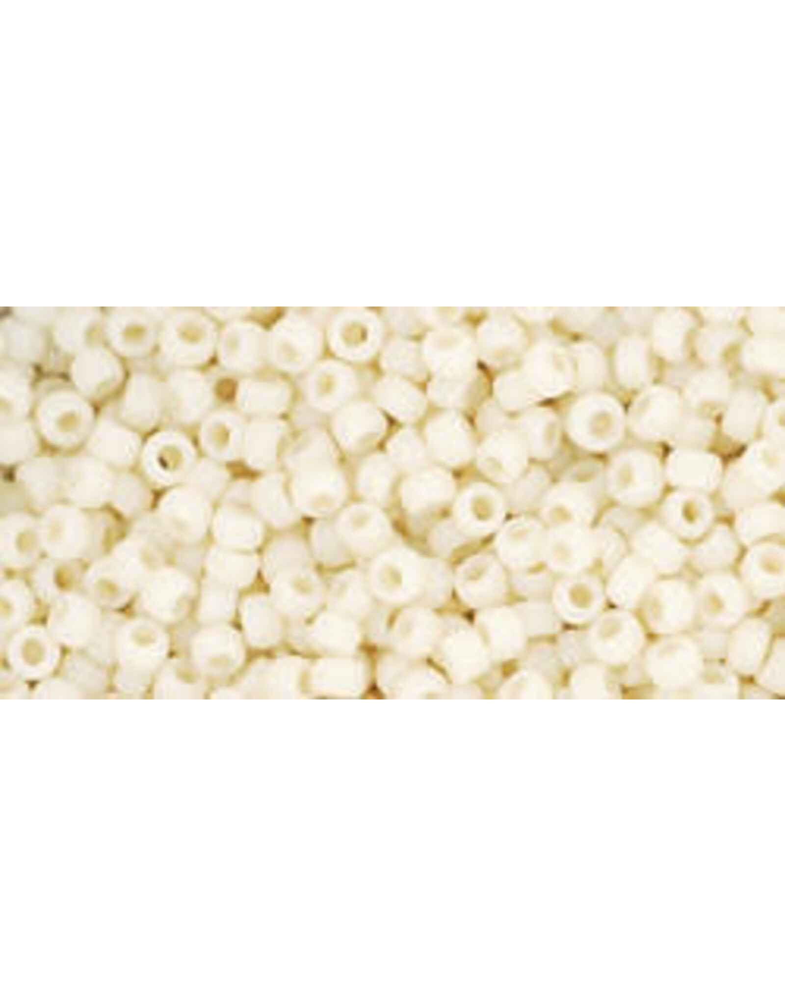 Toho 51f 11  Round Opaque Light Beige  Matte