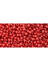 Toho 125 11  Round 6g  Opaque Cherry Red Lustre