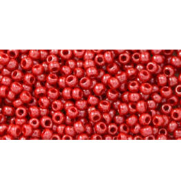 Toho 125 11  Round 6g  Opaque Cherry Red Lustre