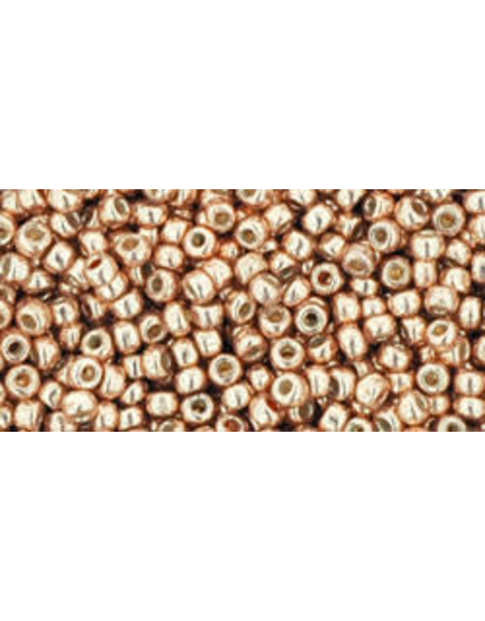 Toho pf551 11  Round  Rose Gold Metallic