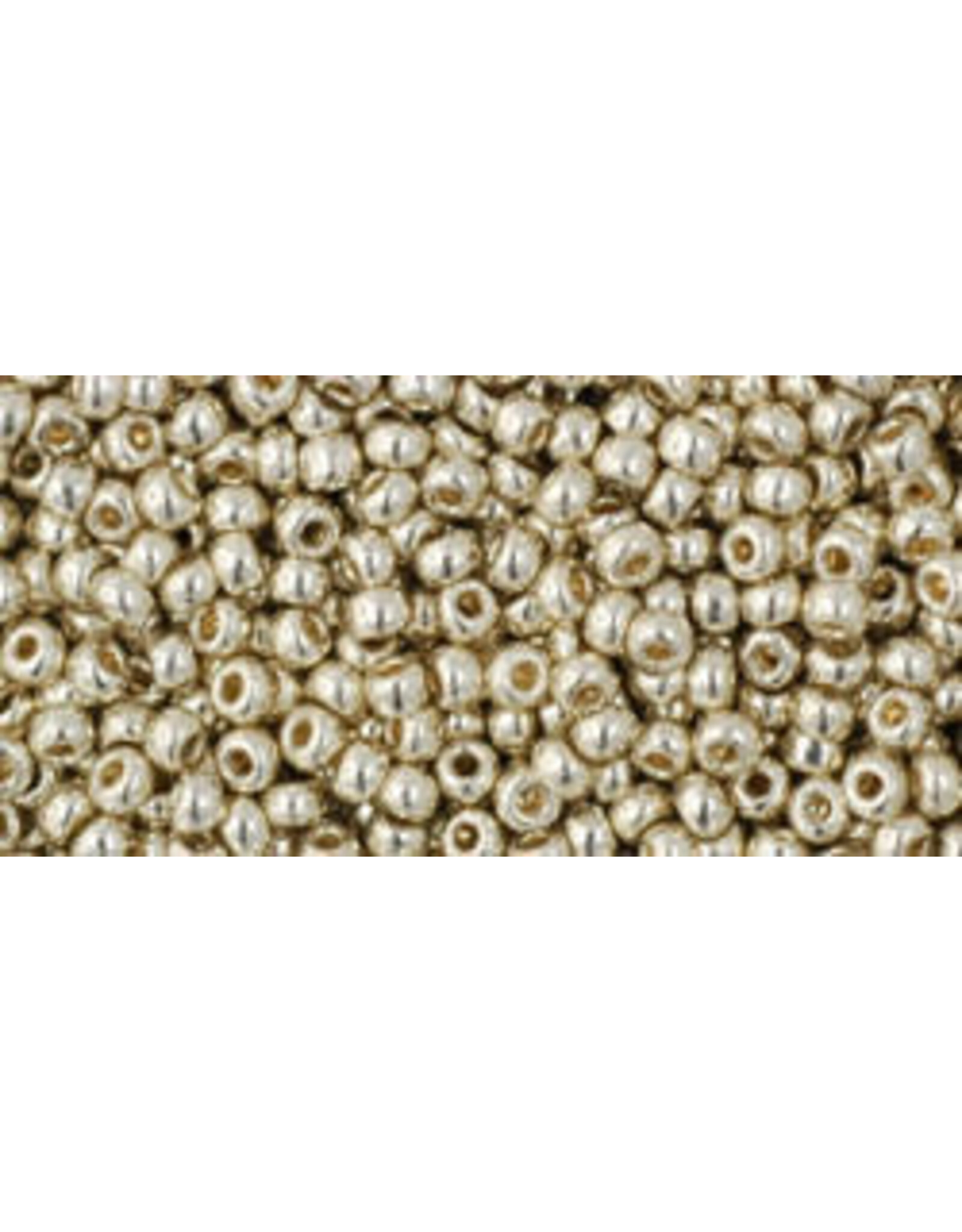 Toho pf558 11 Round  Galvanized Silver Metallic