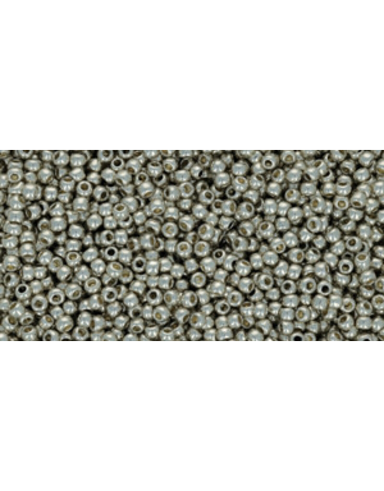 Toho 572 11 Round  Galvanized Bright Silver