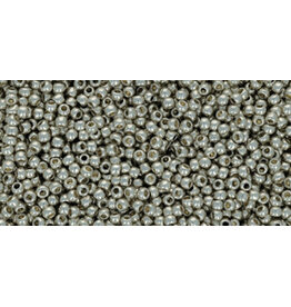 Toho 572 11 Round  Galvanized Bright Silver