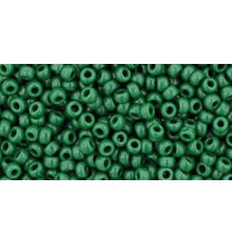 Toho 47h  8  Round   40g  Opaque Pine Green