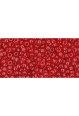 Toho 5c 11  Round Transparent Ruby Red