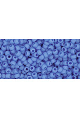 Toho 43df 11  Round Opaque Cornflower Blue Matte