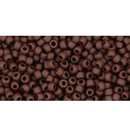 Toho 46f 11  Round  Opaque Oxblood Matte
