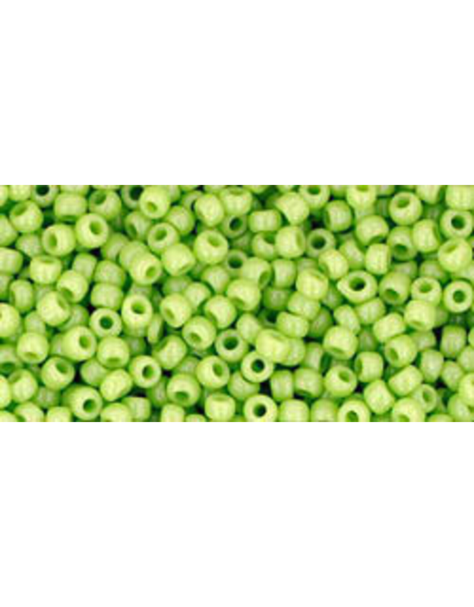 Toho 44 11  Round  Opaque Sour Apple Green