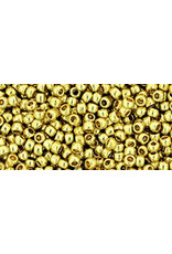 Toho pf559 11 Round  Light Yellow Gold Metallic