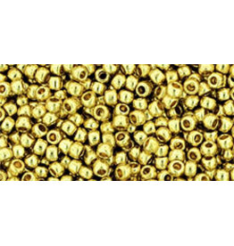 Toho pf559 11 Round  Light Yellow Gold Metallic