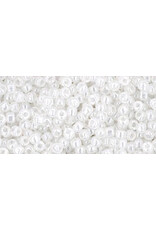 Toho 141 11 Round  Ceylon Snowflake White