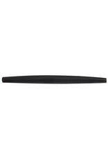 4" Black Natural Bone Hair Pipe   x10
