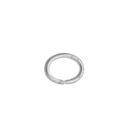 Jump Ring 4x3mm Platinum  approx 21g  x50 NF
