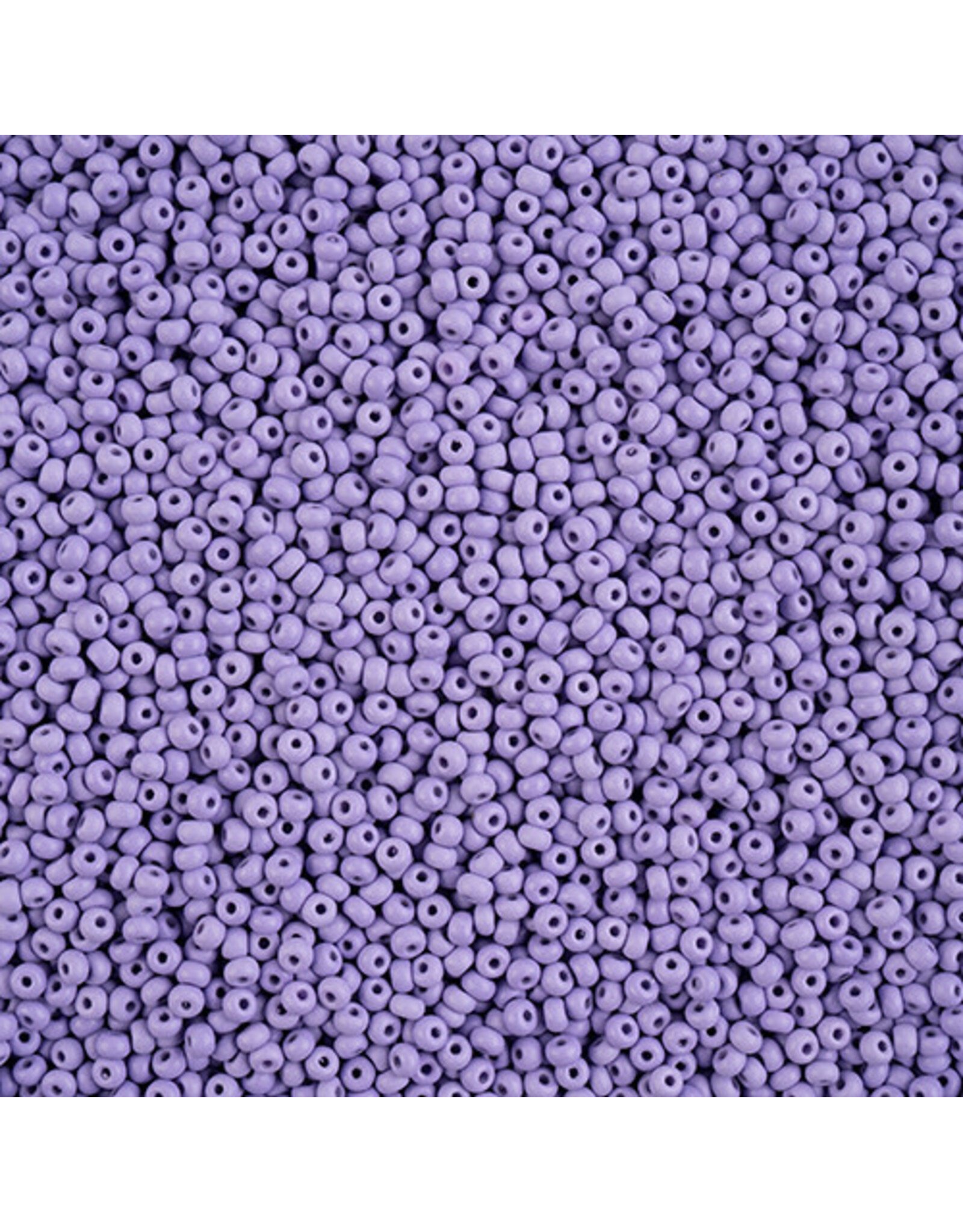 Czech 42135 10 Seed Opaque Lavender Matte Dyed PermaLux