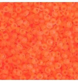Czech 43107 10  Seed  Transparent Neon Orange Matte