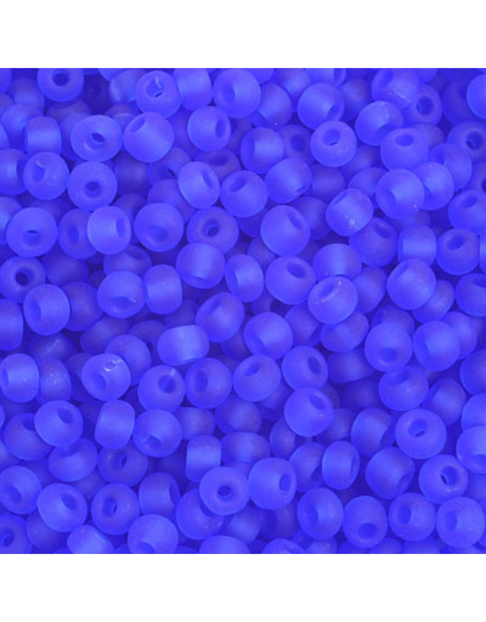 Czech 401027 6 Seed  Transparent  Blue  Matte