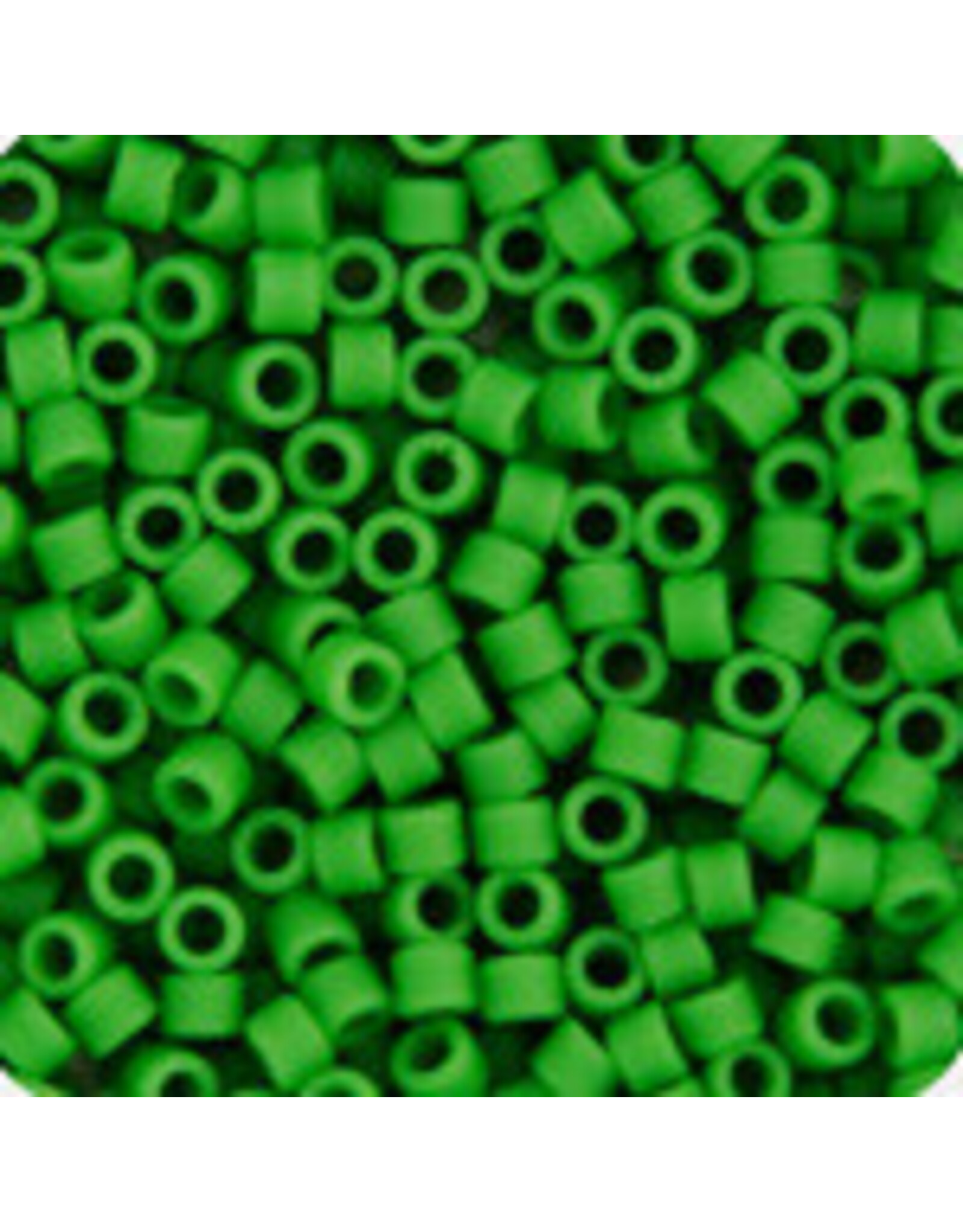 Miyuki db754 11 Delica  Opaque Green Pea Matte