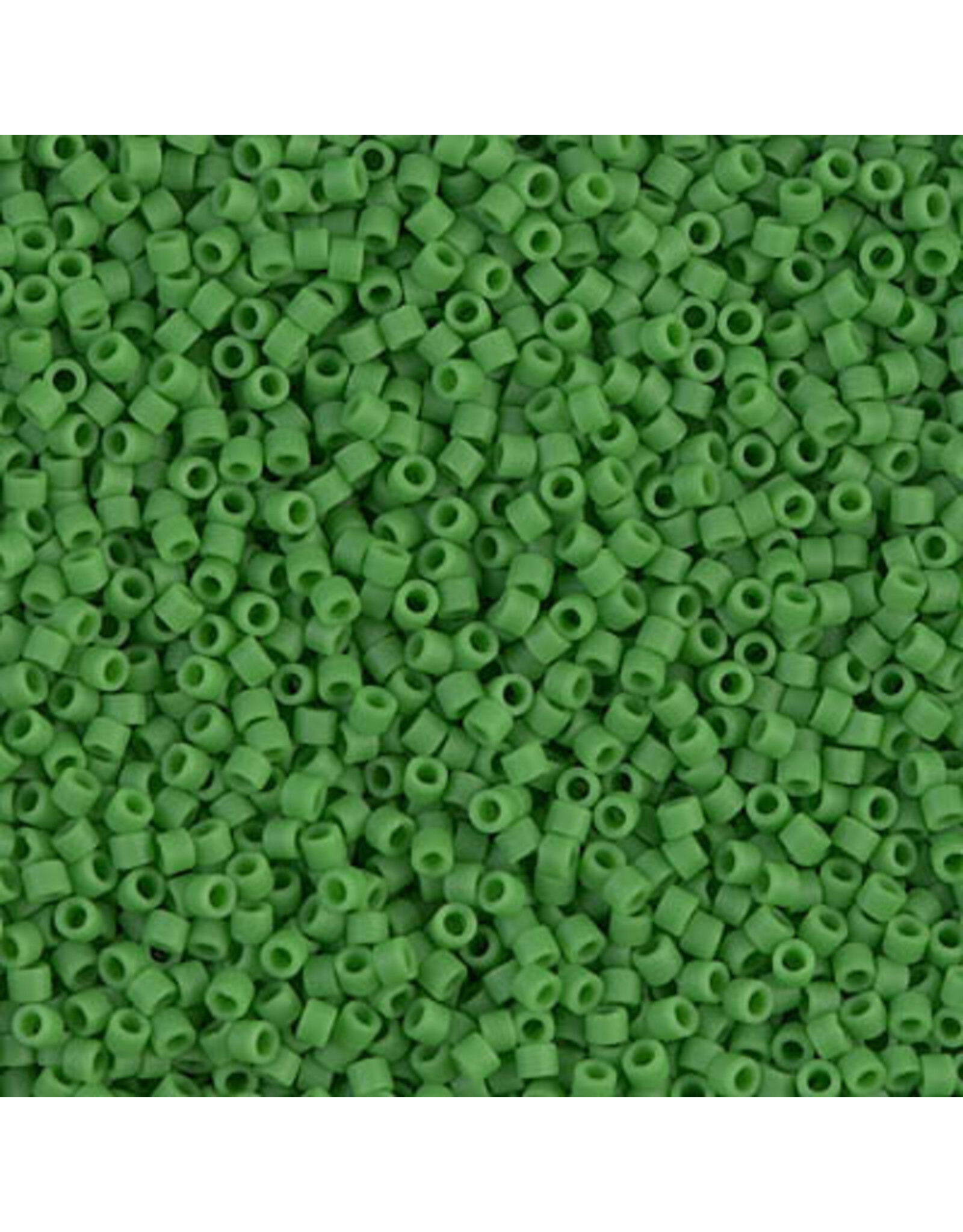 Miyuki db754 11 Delica  Opaque Green Pea Matte
