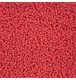 Czech 42129  10 Seed Opaque Red Matte Dyed PermaLux